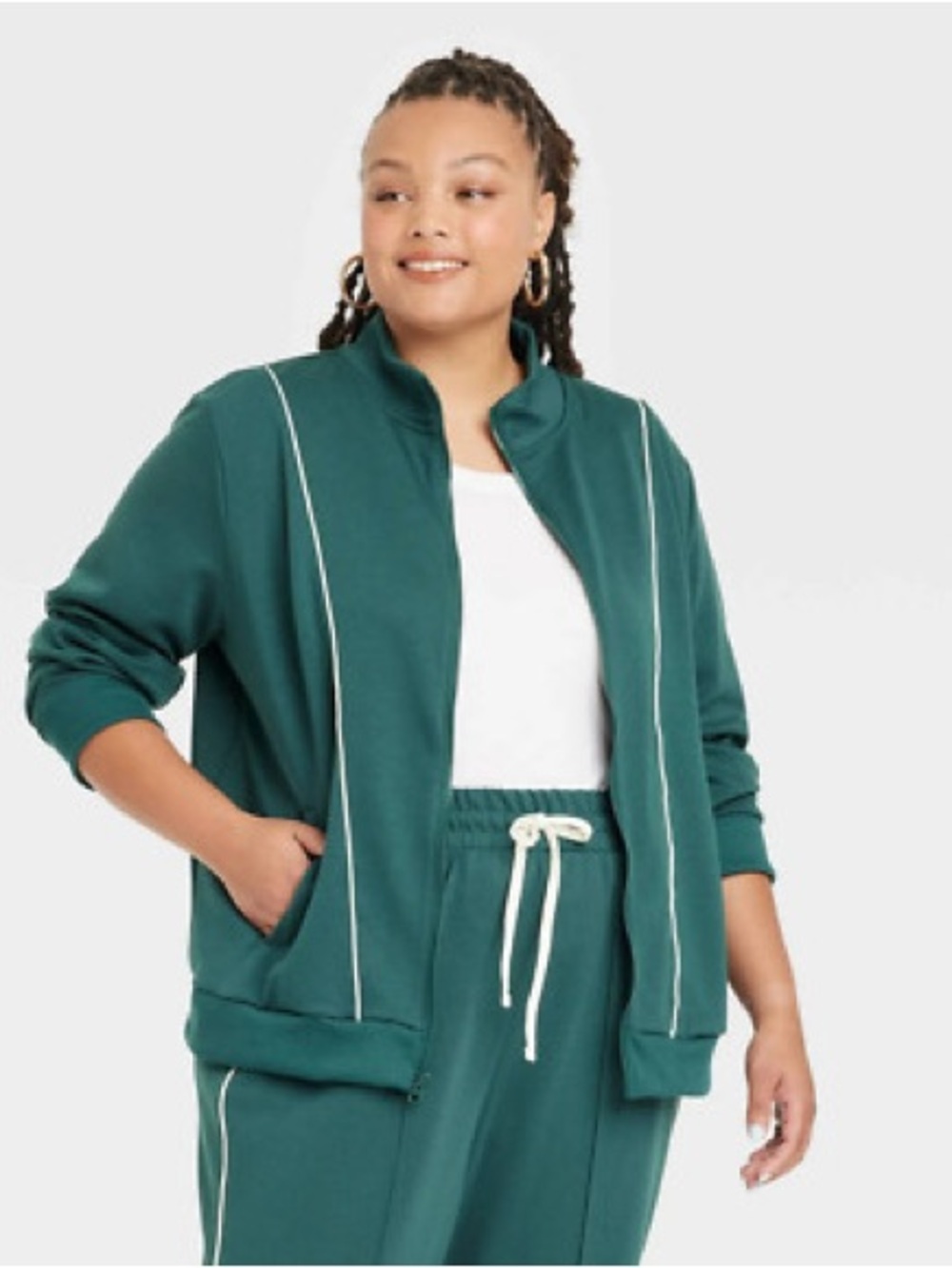 Ava & Viv Black Track Jacket
